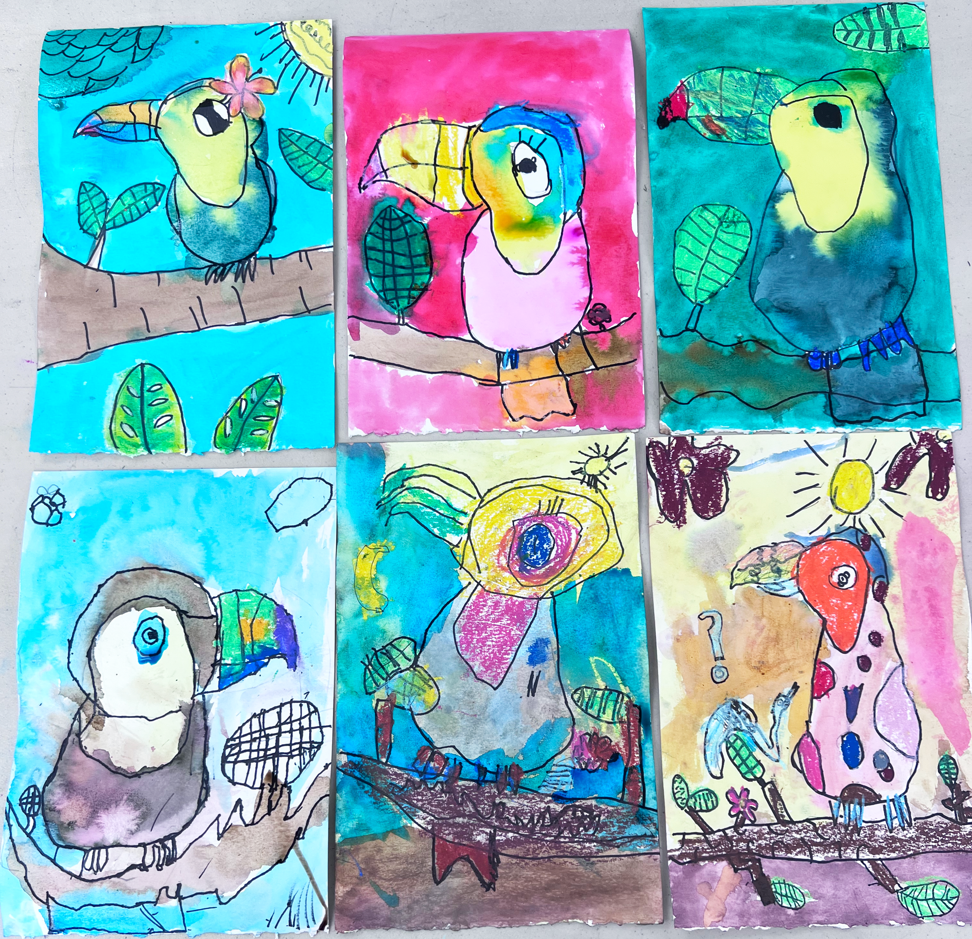 You are currently viewing Toucan Oil Pastel Resist
